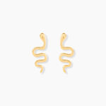 Boucles D'oreilles Puces Serafino Or Jaune - Puces Femme | Marc Orian