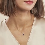 Collier Rosaline Or Jaune Amethyste Et Oxyde De Zirconium - Colliers avec pierres Femme | Marc Orian