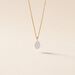 Collier Pear C Or Jaune Diamant - Colliers avec pierres Femme | Marc Orian
