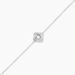 Bracelet Anasthase Argent Blanc Oxyde De Zirconium - Bracelets fantaisie Femme | Marc Orian