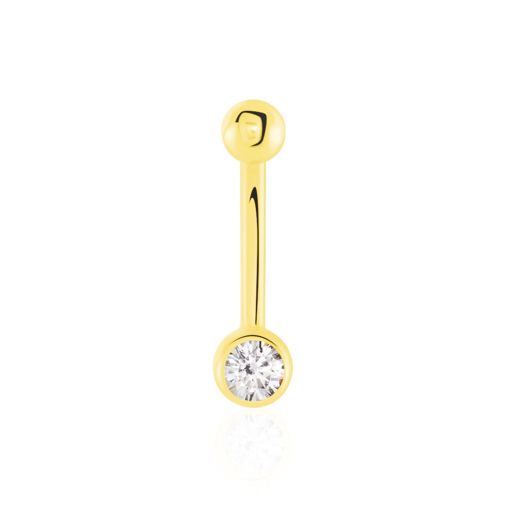 Piercing De Nombril Jan Or Jaune Oxyde De Zirconium - Piercing Nombril Femme | Marc Orian