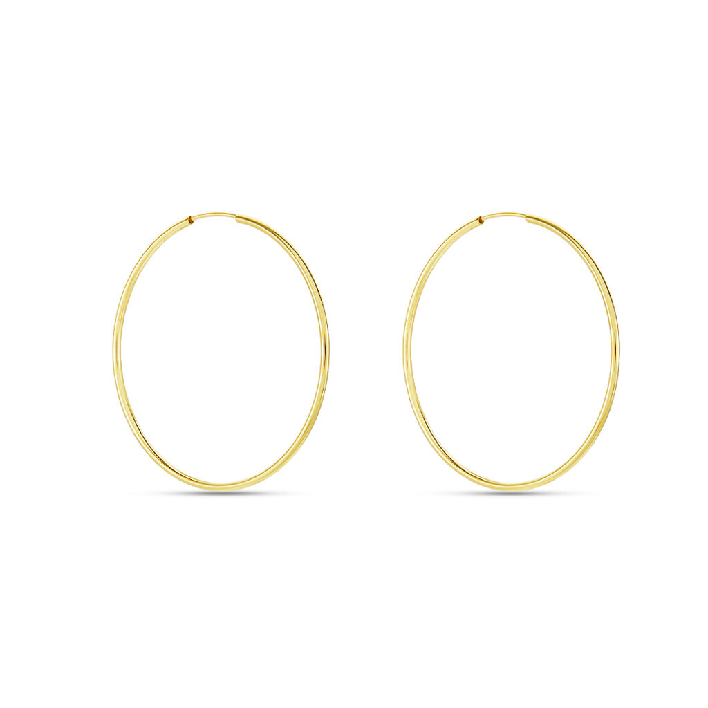 Créoles Dominae Flexible Or Jaune - Boucles d'oreilles Créoles Femme | Marc Orian