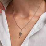 Collier Yoshie Argent Blanc - Colliers fantaisie Femme | Marc Orian