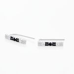 Boucles D'oreilles Grimpantes Bunny Argent Oxyde De Zirconium - Piercings d'oreilles Femme | Marc Orian