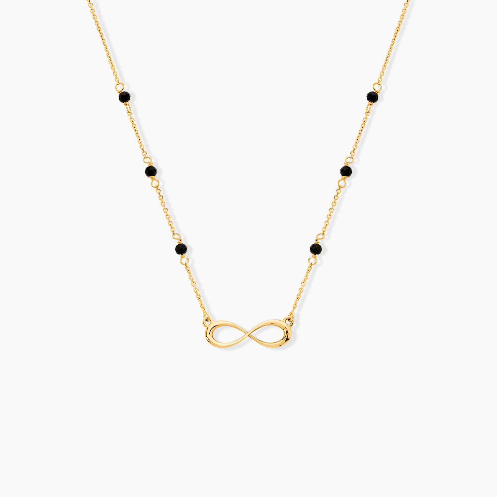 Collier Spya Infini Or Jaune Spinelle - Colliers avec pierres Femme | Marc Orian