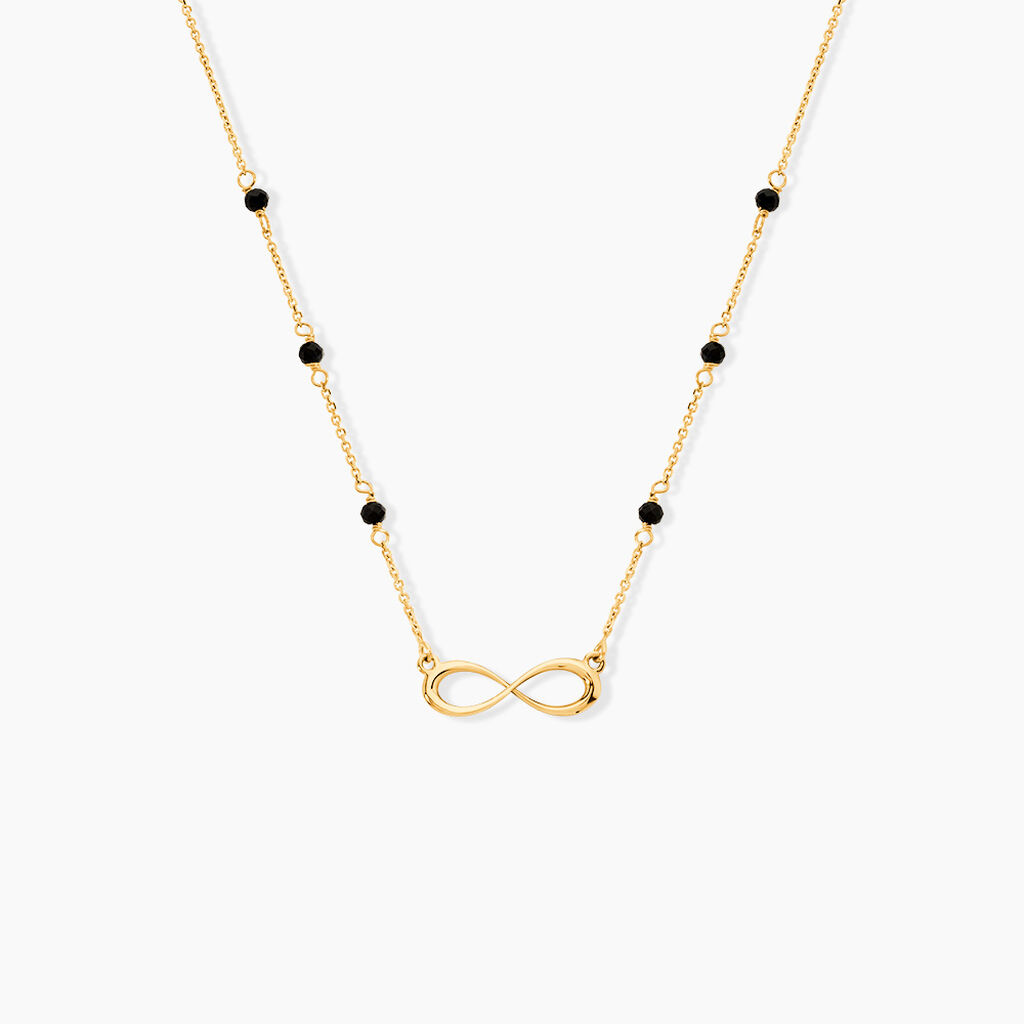 Collier Spya Infini Or Jaune Spinelle - Colliers avec pierres Femme | Marc Orian