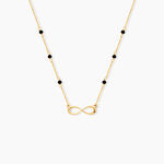 Collier Spya Infini Or Jaune Spinelle - Colliers avec pierres Femme | Marc Orian