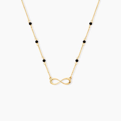 Collier Spya Infini Or Jaune Spinelle - Colliers avec pierres Femme | Marc Orian