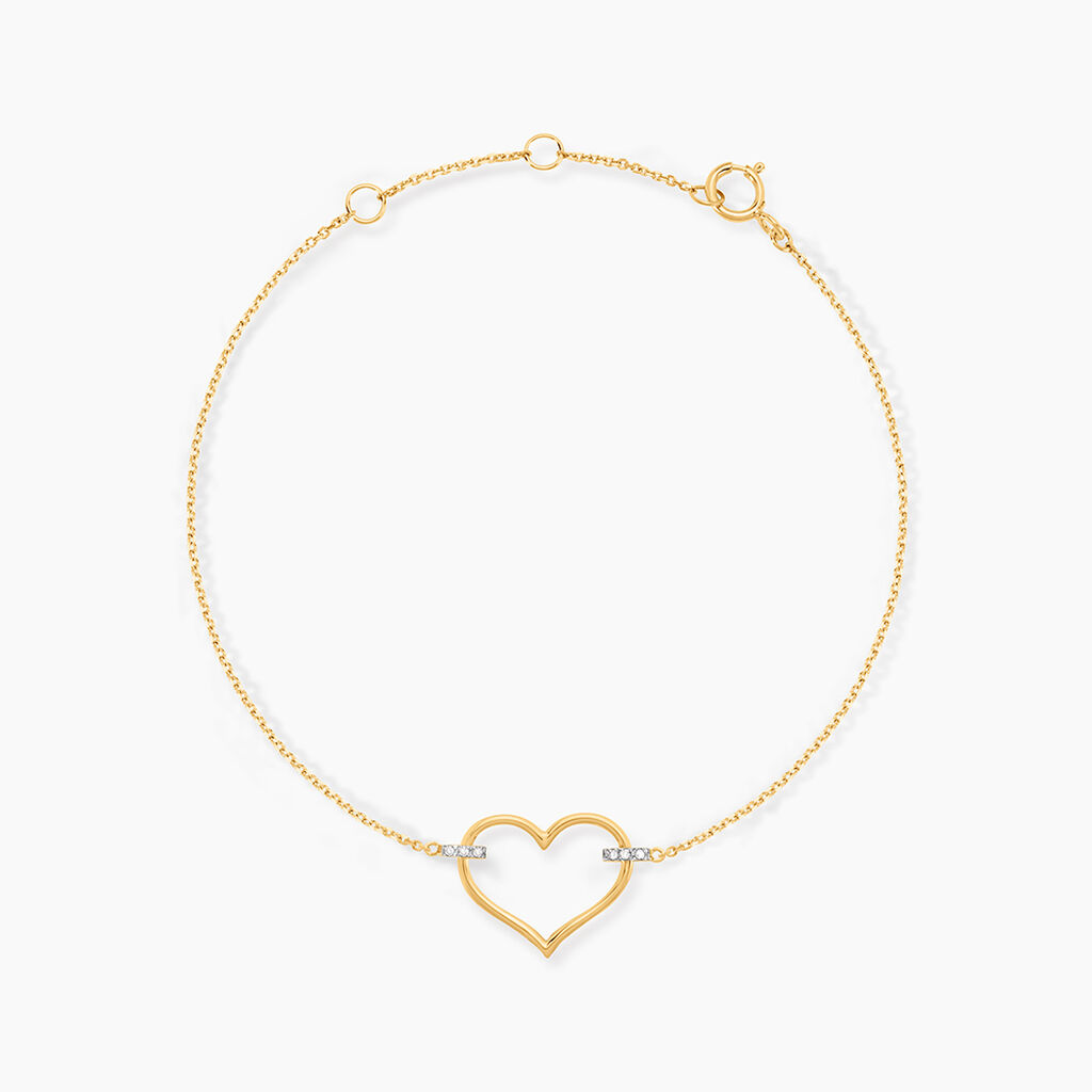 Bracelet Laila Or Jaune Diamant - Bracelets cha&icirc;nes Femme | Marc Orian