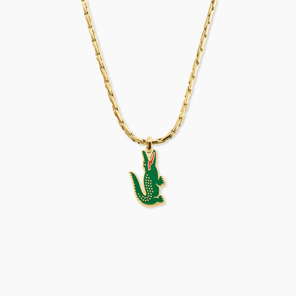 Collier Lacoste Arthor Acier Jaune - Colliers ete Homme | Marc Orian