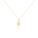 Collier Koline Or Jaune Oxyde De Zirconium - Colliers solitaires Femme | Marc Orian