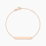 Bracelet Beavis Or Rose - Bracelets cha&icirc;nes Femme | Marc Orian