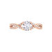 Bague Karin Argent Rose Oxyde De Zirconium - Solitaires Femme | Marc Orian