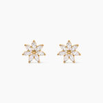 Boucles D'oreilles Puces Mia Plaqu&eacute; Or Dor&eacute; Oxyde De Zirconium - Puces Femme | Marc Orian