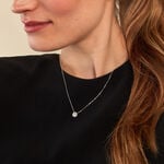 Collier Loueva Argent Blanc - Colliers fantaisie Femme | Marc Orian