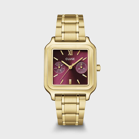 Montre Cluse Gracieuse Multifonction Bordeaux - Montres &eacute;tanches Femme | Marc Orian