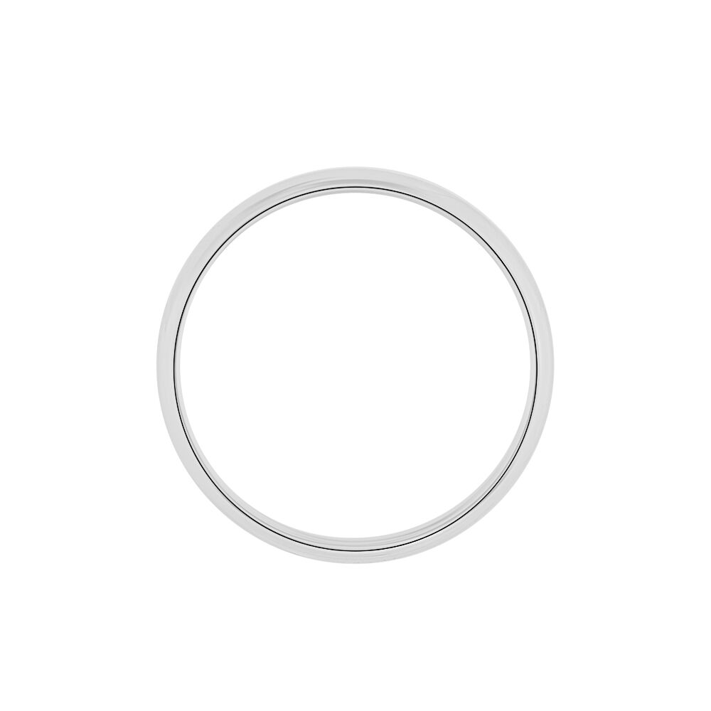 Aphroditia Demi Jonc Bombe Trouwring Wit Platina - Alliances duo Unisex | Marc Orian