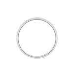 Aphroditia Demi Jonc Bombe Trouwring Wit Platina - Alliances duo Unisex | Marc Orian