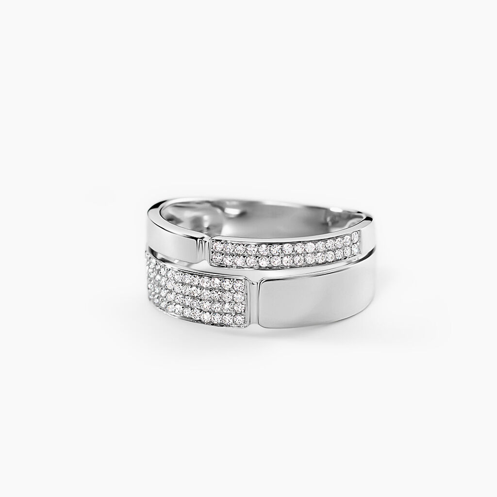 Bague Sophia Or Blanc Diamant - Bagues pierres pr&eacute;cieuses Femme | Marc Orian