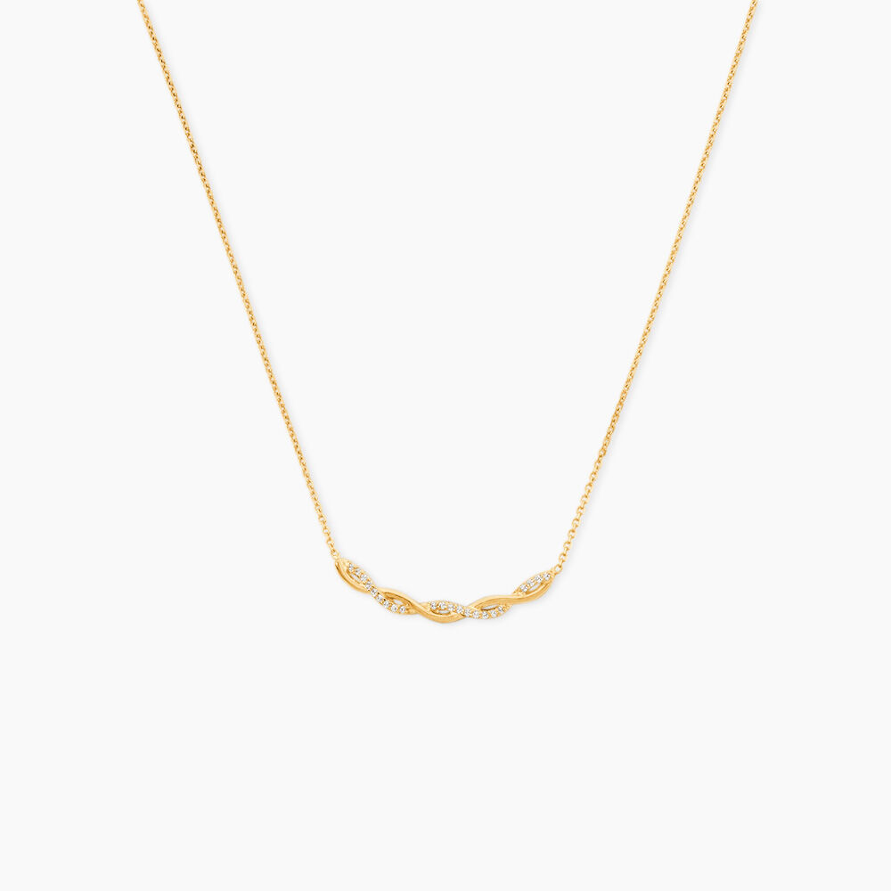 Collier Carolyne Or Jaune Oxyde De Zirconium - Colliers avec pierres Femme | Marc Orian