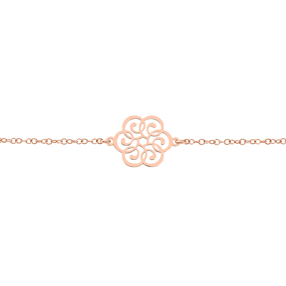 Bracelet Rubino Argent Rose - Bracelets chaînes Femme | Marc Orian