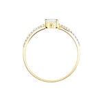 Bague Solitaire Jessa Or Jaune Oxyde De Zirconium - Solitaires Femme | Marc Orian