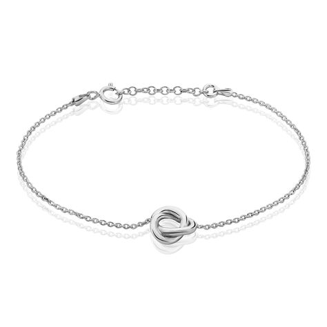 Bracelet Kaelya Argent Blanc - Bracelets chaînes Femme | Marc Orian
