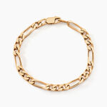 Bracelet Bixente Plaqu&eacute; Or Dor&eacute; - Bracelets mailles Homme | Marc Orian