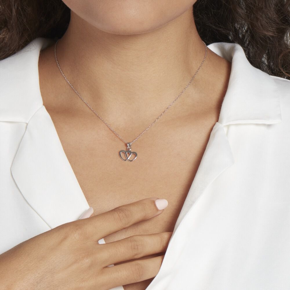 Pendentif Lehinaae Argent Blanc - Pendentifs Femme | Marc Orian
