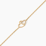 Bracelet Alexandra Plaqu&eacute; Or Jaune Oxyde De Zirconium - Bracelets fantaisie Femme | Marc Orian