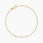 Bracelet Tova Argent Dor&eacute; A L'Or 750/1000 Perle De Culture - Bracelets fantaisie  | Marc Orian