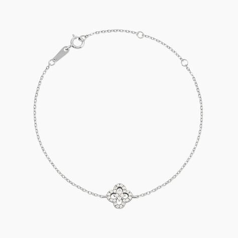 Bracelet Lubomila Argent Blanc Oxyde De Zirconium - Bracelets fantaisie Femme | Marc Orian