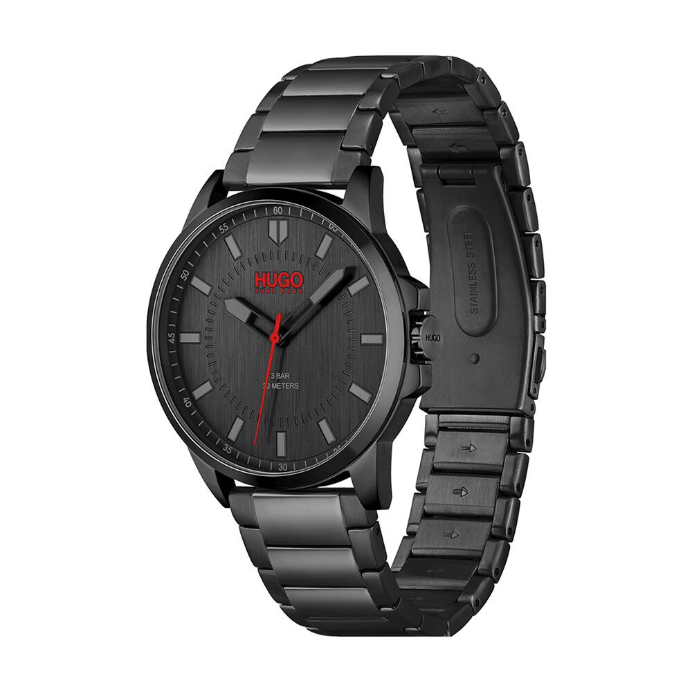 Montre Hugo First Noir - Montres étanches Homme | Marc Orian