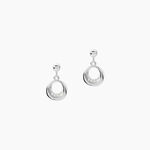 Boucles D'oreilles Pendantes Zita Argent Blanc Oxyde De Zirconium - Pendantes Femme | Marc Orian