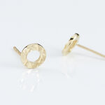 Boucles D'oreilles Puces Berangere Cercle 3 Or Jaune - Puces Femme | Marc Orian