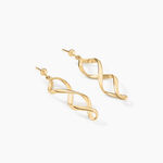 Boucles D'oreilles Pendantes Indi Plaqu&eacute; Or Jaune - Pendantes Femme | Marc Orian