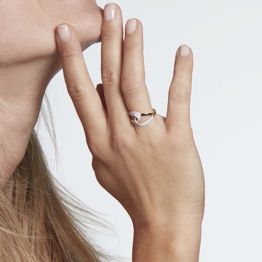 Bague Boucle D or Or Jaune Oxyde De Zirconium B3DFJZW559J Marc Orian Bijouterie en ligne