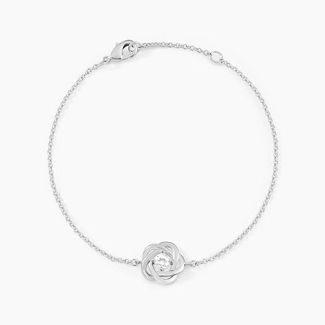 Bracelet Irmine Argent Blanc Oxyde De Zirconium - Bracelets fantaisie Femme | Marc Orian