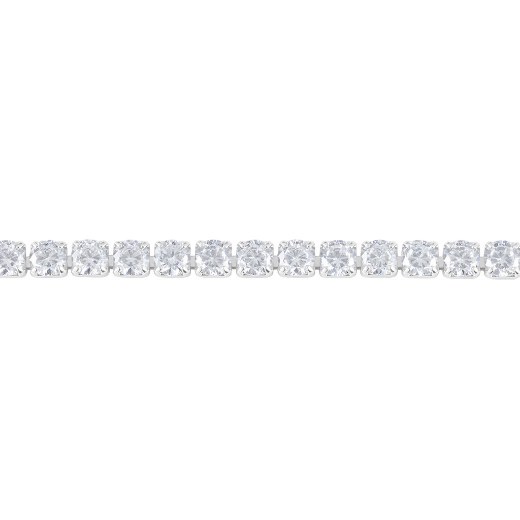 Bracelet Lou-anne Argent Blanc Oxyde De Zirconium Blanc - Bracelets chaînes Femme | Marc Orian