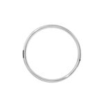 Alliance Polie Brossee Ruban Plat Or Blanc - Alliances personnalis&eacute;es Famille | Marc Orian