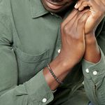 Bracelet Acier Hugueso Agates Noires - Bracelets cha&icirc;nes Unisex | Marc Orian