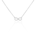 Collier Rowan Argent Blanc Oxyde De Zirconium - Colliers avec pierres Femme | Marc Orian