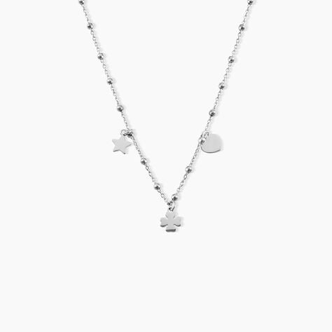 Collier Shyama Argent Blanc - Colliers ras du cou Femme | Marc Orian