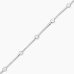 Bracelet Eshan Argent Blanc Oxyde De Zirconium - Bracelets fantaisie Femme | Marc Orian