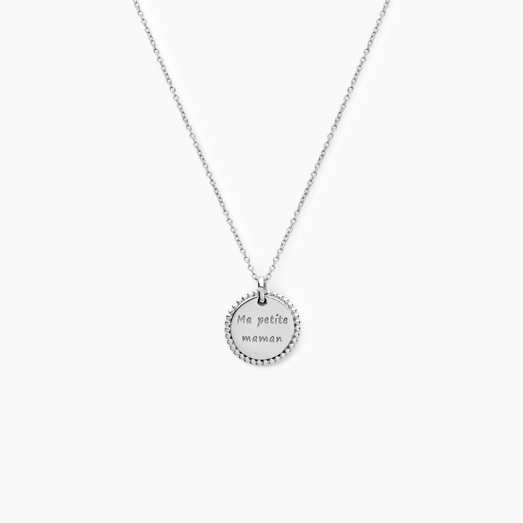 Collier Mayi Argent Blanc - Colliers fantaisie Femme | Marc Orian