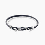 Bracelet Jourdan Arpad Acier Argent&eacute; - Bracelets cuir Homme | Marc Orian