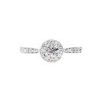 Bague Albane Or Blanc Diamant - Solitaires Femme | Marc Orian
