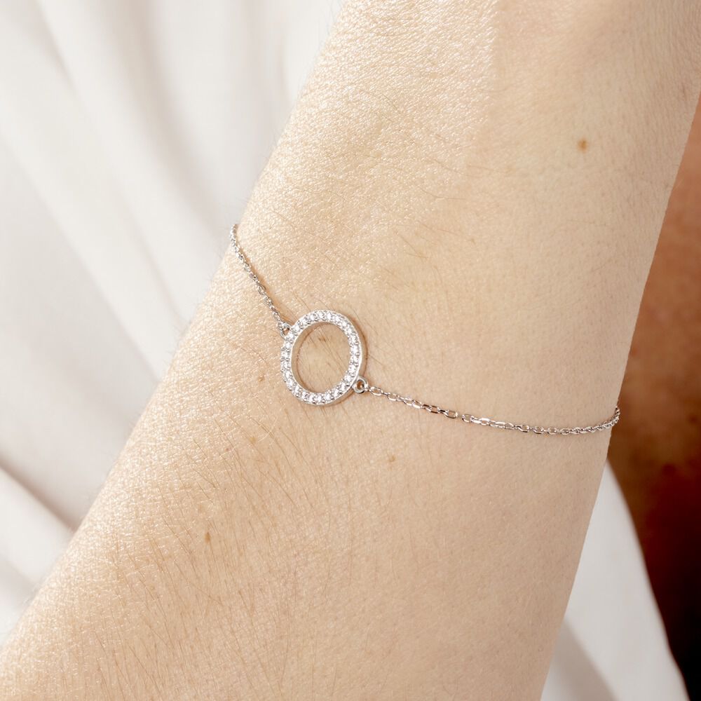 Bracelet Francesca Argent Blanc Oxyde De Zirconium - Bracelets chaînes Femme | Marc Orian