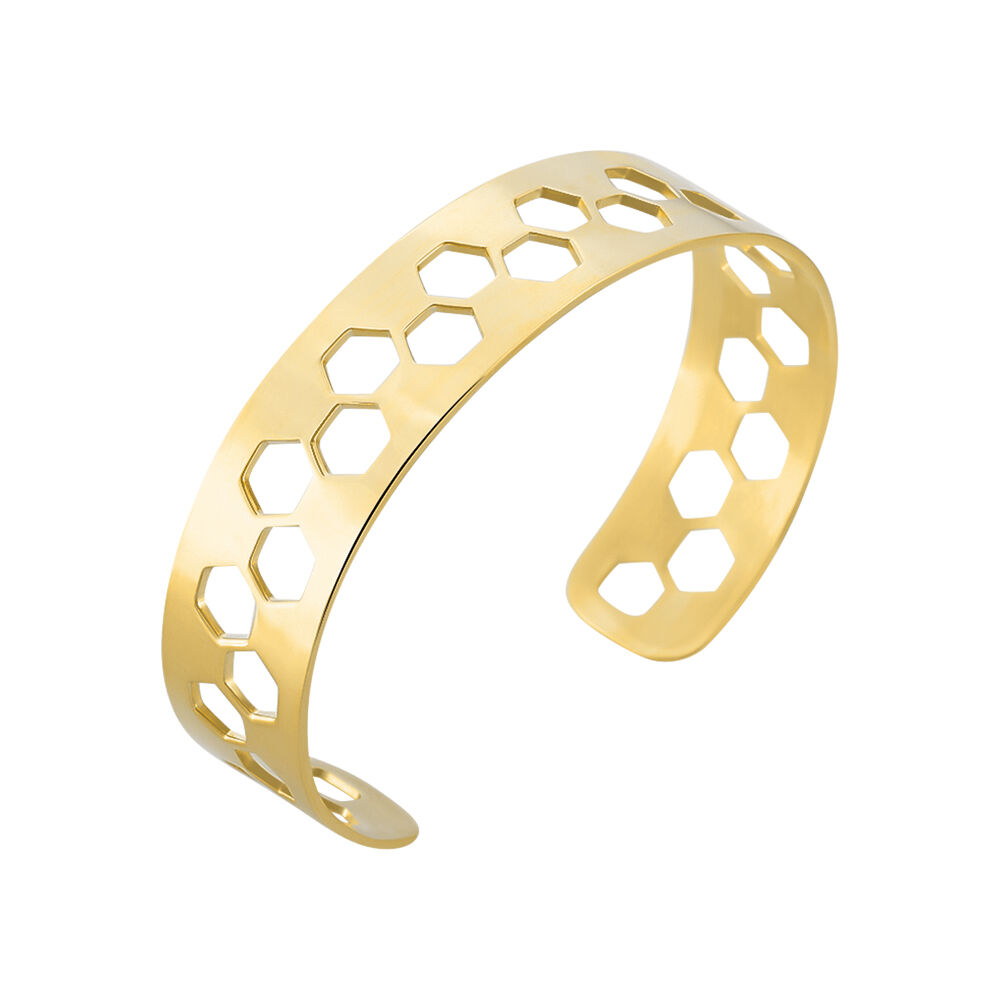 Bracelet Jonc Acier Jaune - Bracelets joncs Femme | Marc Orian