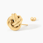 Boucles D'Oreilles Puces Gawain Or Jaune - Puces Femme | Marc Orian